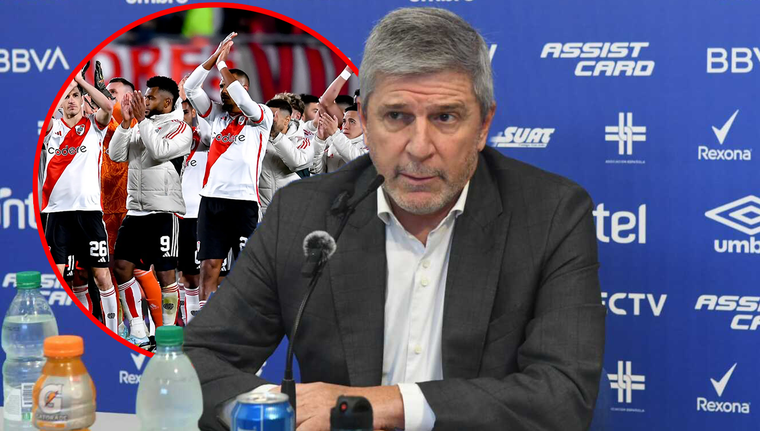 El mandamás del elenco uruguayo habló de su cruce con el equipo de Núñez.