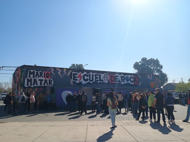 Reinauguración de la Escuela de Rock.