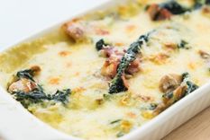 Polenta con espinaca Foto: Cookpad