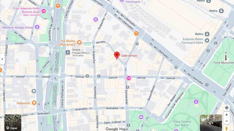 Dónde está ubicada la calle Arroyo en Buenos Aires. Dónde está ubicada la calle Arroyo en Buenos Aires. 