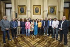Cristina Fernández de Kirchner se reunió con algunos sindicalistas Foto: Télam