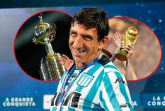 Costas eligió entre los dos trofeos más codiciados por el hincha argentino. Foto: Racing Club y archivo Costas eligió entre los dos trofeos más codiciados por el hincha argentino. Foto: Racing Club y archivo