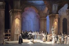 se estreno tosca, con una puesta monumental en el teatro colon