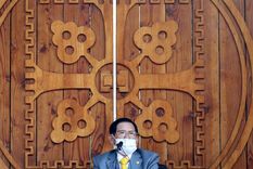 Lee Man-hee, el líder de la Iglesia de Jesús Shincheonji, secta relacionada con la epidemia de covid-19 en Corea del Sur.