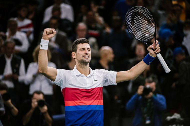 Nole va por un nuevo título Foto: Rolex Paris Masters
