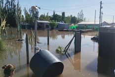 Así quedó el barrio Rincón de los Álamos, ubicado en la zona de San Roque, departamento de Maipú Foto: Gentileza Fabián Jurado