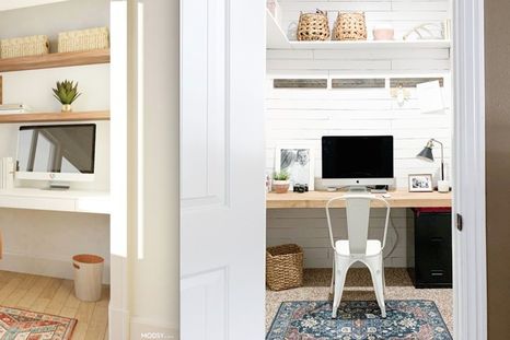 Ideas para instalar la oficina en tu hogar. Foto: Pinterest