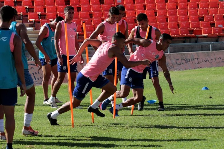 El sábado el Expreso se entrenó en el Malvinas Foto: Club Godoy Cruz