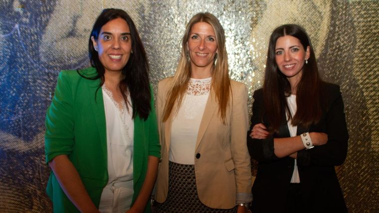 Jimena Sánchez, Natalia Alvárez y Magdalena Pesce