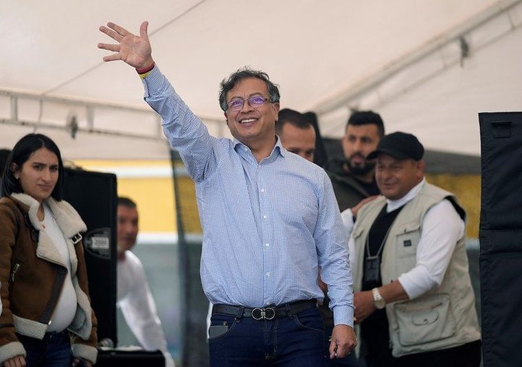 Gustavo Petro es el favorito en las elecciones de este domingo.