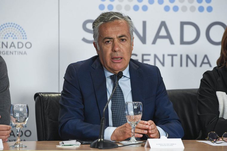 Cornejo en el Senado.