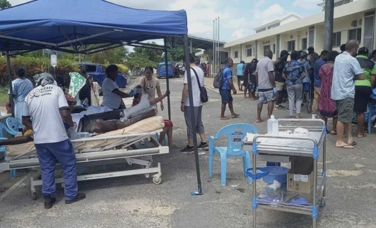El terremoto en Vanuatu ha sido muy fuerte y se evalúan víctimas, daños y alerta de tsunami. Foto Efe