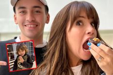 El hijo menor de Flor Peña se lució como catador de los alfajores que hace su hermano Toto. Foto: Instagram Flor Peña