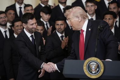 MDZol | Lionel Messi Donald Trump Casa Blanca