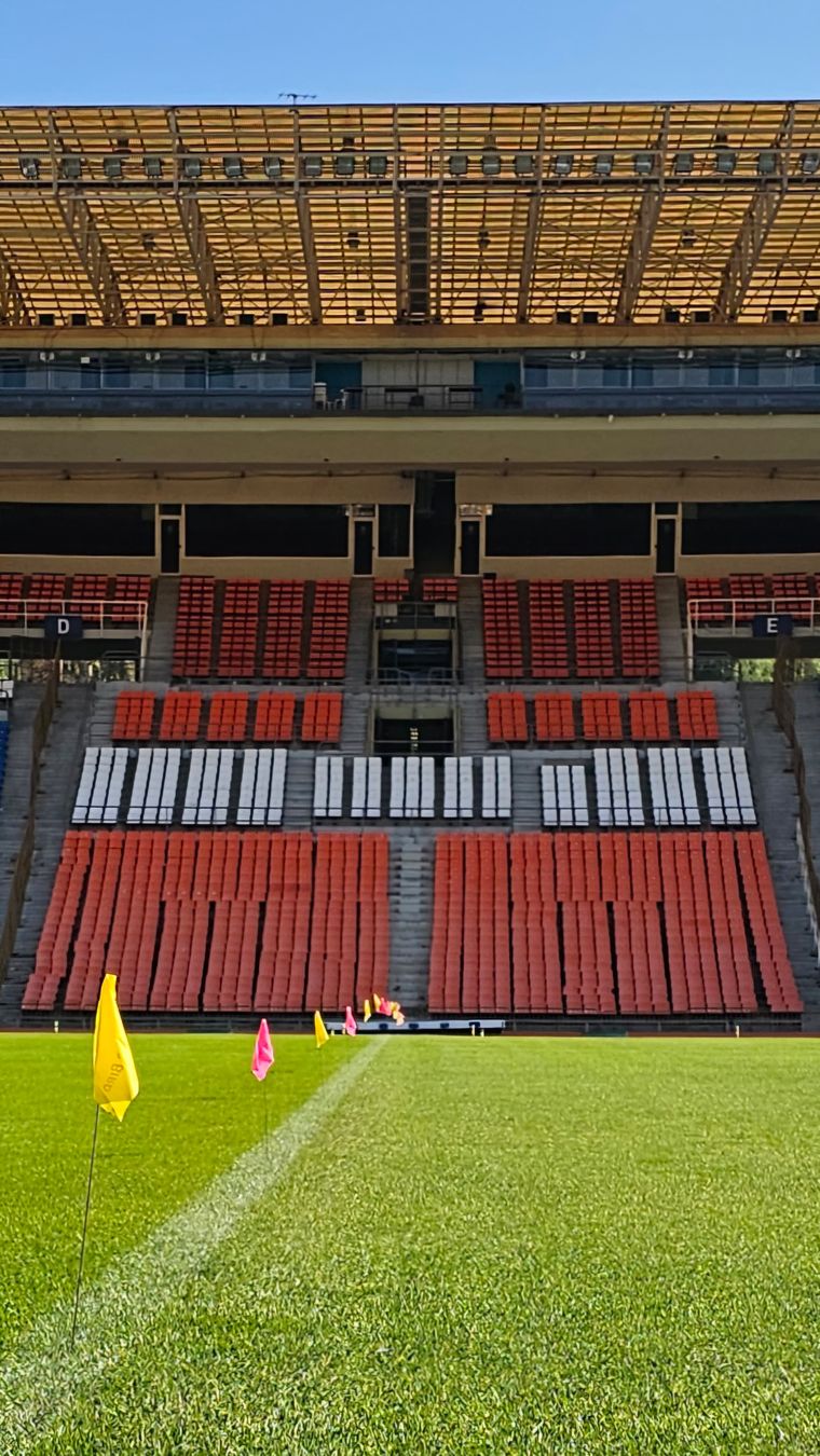 Así está el Malvinas Argentinas en pleno junio, a la espera del debut de la Lepra. Así está el Malvinas Argentinas en pleno junio, a la espera del debut de la Lepra.