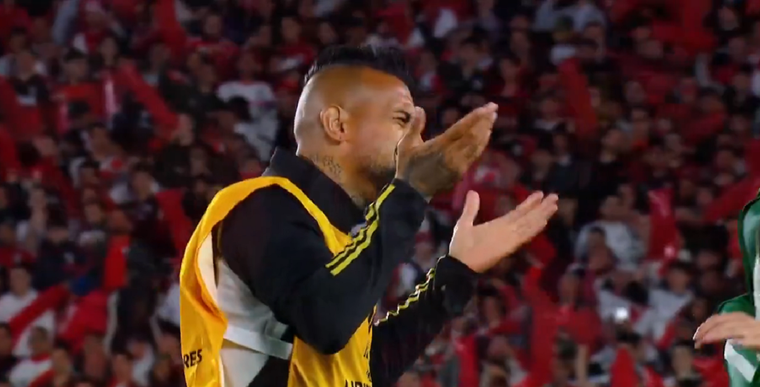 El mediocampista comenzó a palpitar el duelo. Foto: Captura