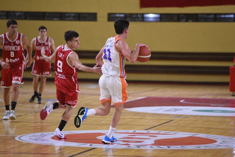 Rivadavia volvió a tropezar en la Liga Argentina de básquet. Foto: Provincial de Rosario
