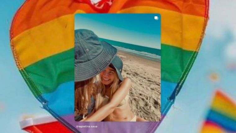 Agostina Saua y su novia en una seguidilla de postales cargadas de amor y un fuerte mensaje de unión en un día muy especial.