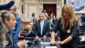 Carignano podría ser expulsada del Congreso por desenchufar cables para frenar la sesión Carignano podría ser expulsada del Congreso por desenchufar cables para frenar la sesión