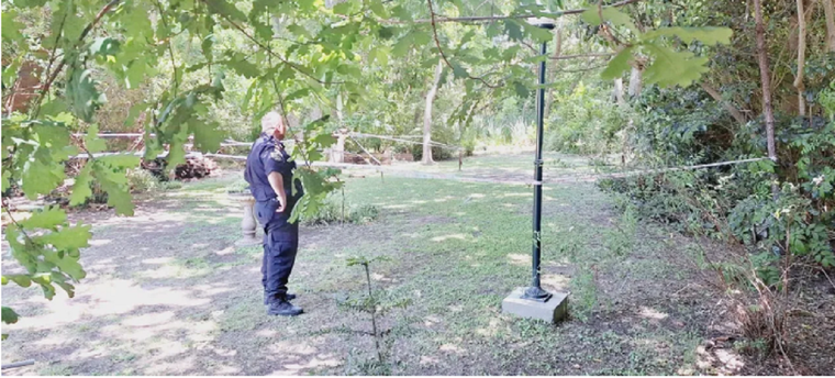 La zona del hallazgo. Foto: NA