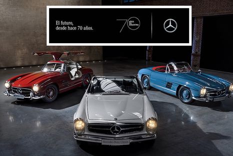 Tour de clásicos por los 70 años de Mercedes Benz en Argentina