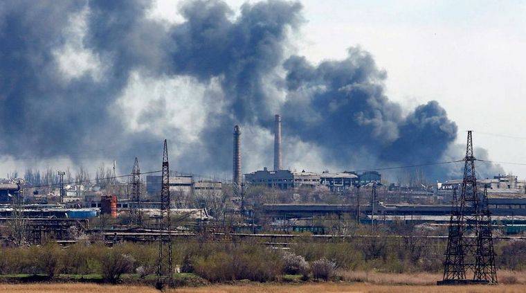 La acería Azovstal, centro de resistencia. Foto: ElConfidencial.