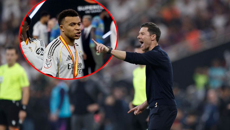 El último partido de Xabi Alonso como DT de Real Madrid terminó con una polémica con Mbappé,