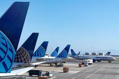 Aviones de United Airlines, una de las aerolíneas demandadas, en el aeropuerto de San Francisco.