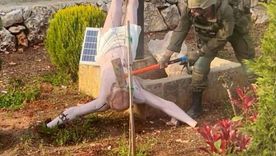 Las Fuerzas de Defensa de Israel aseguraron que tomarían acciones contra el soldado que golpeó la figura cristiana.