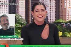 Daniel Vila sorprendió a Pamela David con un piropo al aire El presidente del Grupo América celebró los 30 años del Diario Uno Foto: Captura de TV