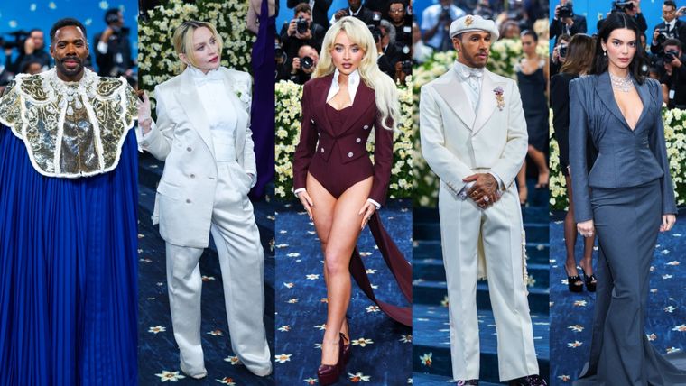 Los atuendos despertaron la creatividad de los usuarios de X. Foto: EFE