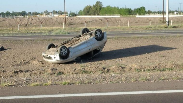 Así quedó el rodado tras el accidente Foto: Imagen Ilustrativa.