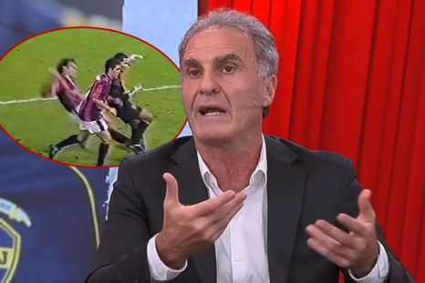 Oscar Ruggeri volvió a dar un imperdible relato de una de las escenas más calientes de los 90. Foto: captura de TV. Oscar Ruggeri volvió a dar un imperdible relato de una de las escenas más calientes de los 90. Foto: captura de TV.