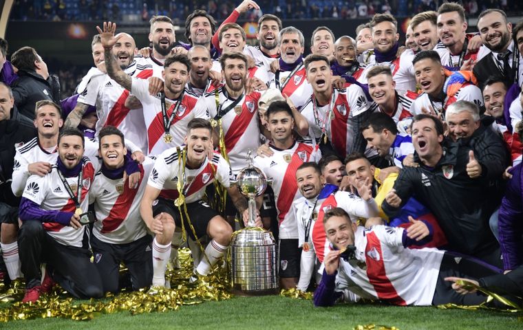 La consagración de River en Madrid, uno de los momentos inolvidables de la década. Conmebol Foto: Conmebol