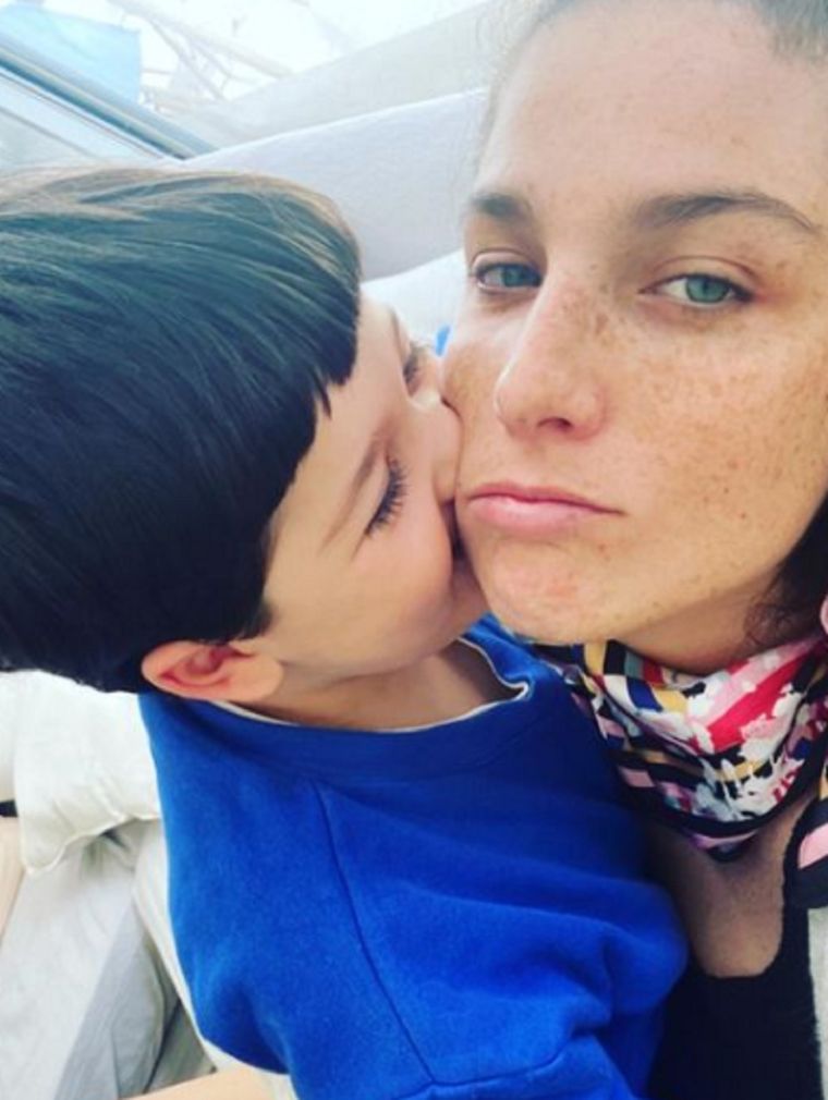 Juana Repetto junto a Toribio Foto: Instagram