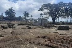 Foto: CONSULADO DEL REINO DE TONGA. El gobierno de Tonga señaló que más de las cuatro quintas partes de la población se ha visto afectada por el tsunami y la caída de cenizas.
