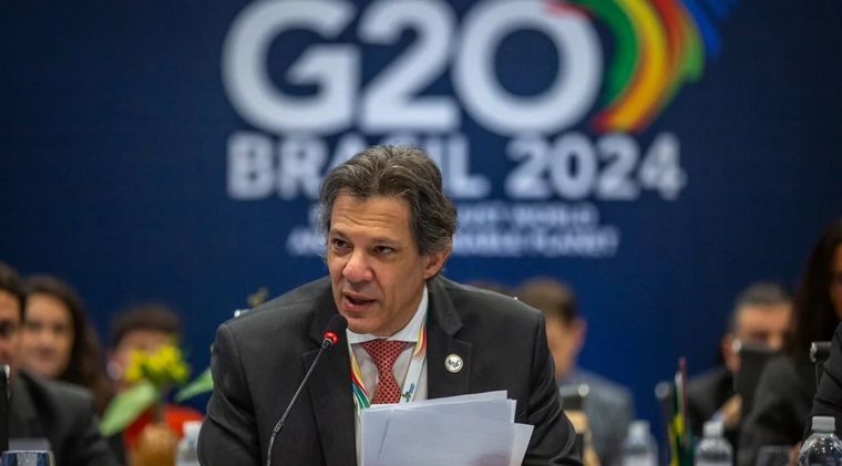 Fernando Haddad, ministro de Finanzas de Brasil. Foto: X @Haddad_Fernando