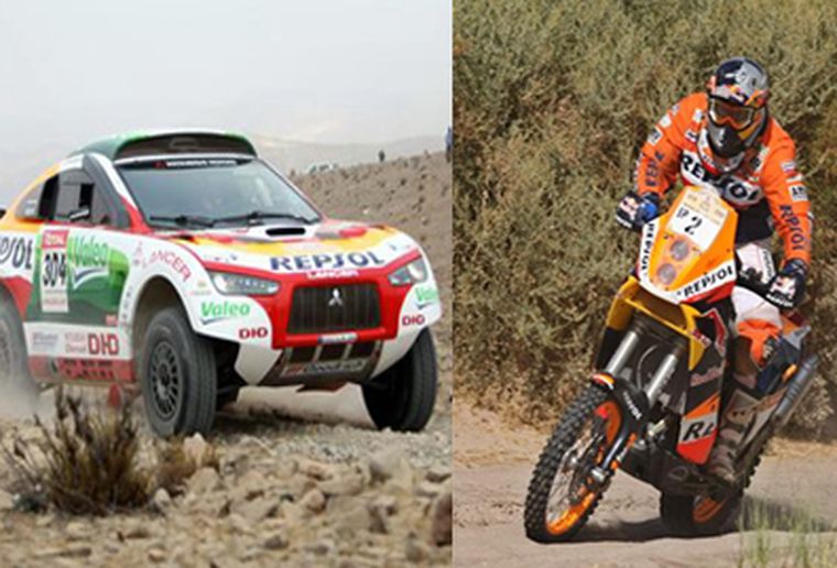 Los candidatos, antes del final. Foto: EFE