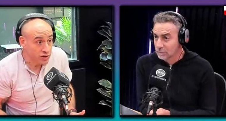 Tensión entre Esteban Trebucq y Luis Majul Foto: Captura de video El Observador