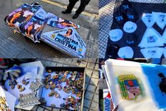 El merchandising que se vende en la calle durante la marcha en apoyo a Cristina Kirchner y en repudio al fallo de la Corte Suprema de Justicia. El merchandising que se vende en la calle durante la marcha en apoyo a Cristina Kirchner y en repudio al fallo de la Corte Suprema de Justicia.