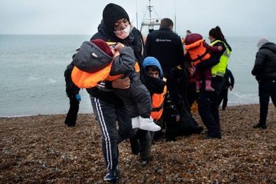 MDZol | Un número creciente de migrantes llegan a Reino Unido vía marítima. Foto: GETTY IMAGES