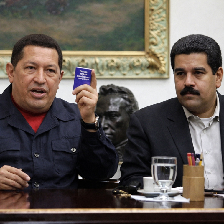 Hugo Chávez y Nicolás Maduro durante los años de consolidación del chavismo. Hugo Chávez y Nicolás Maduro durante los años de consolidación del chavismo.