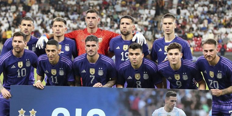 El cartel de la Selección argentina para Lo Celso.