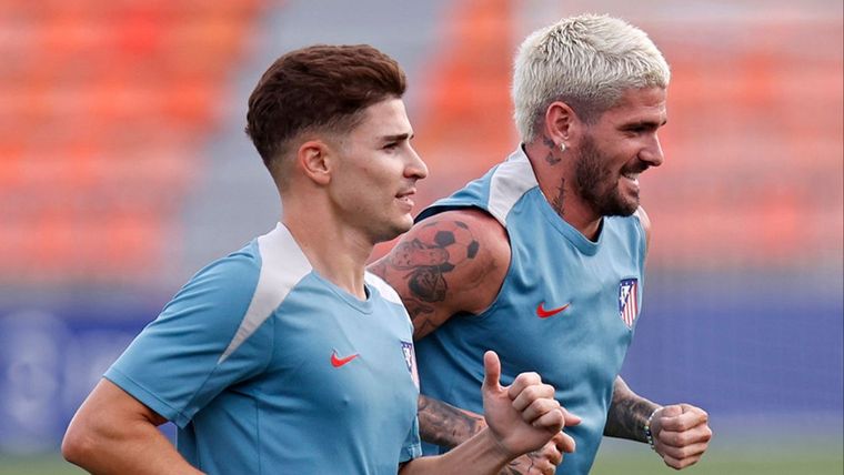Julián ya se entrena en Madrid. Foto: @Atleti