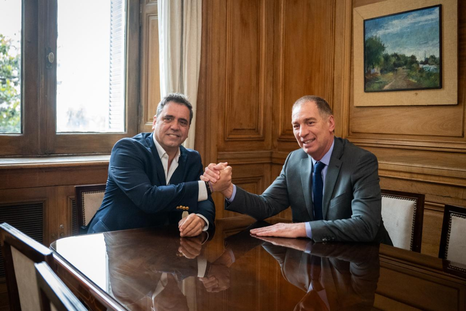 Lisandro Catalán y Diego Santilli. Lisandro Catalán y Diego Santilli.