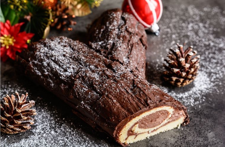 Tronco de Navidad Una receta simple para hacer en estas fiestas Foto: Shutterstock