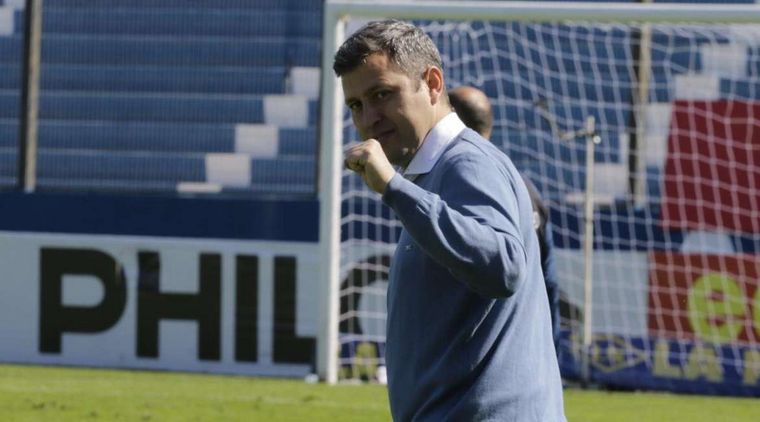 Diego Flores, DT de Godoy Cruz. Foto: Prensa Club Godoy Cruz