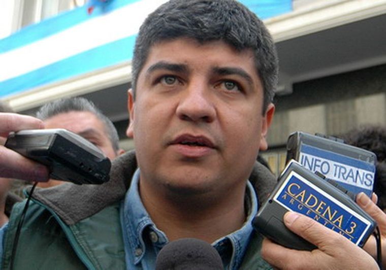 El secretario adjunto del gremio de Camioneros, Pablo Moyano. Foto: NA