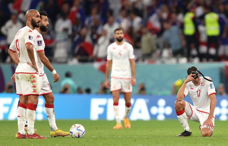 Túnez El equipo africano superó 1 a 0 a Francia pero quedó eliminada del Mundial. Foto: EFE