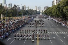 Más de 6000 hombres participarán del desfile militar por el Día de la Independencia. Foto: NA